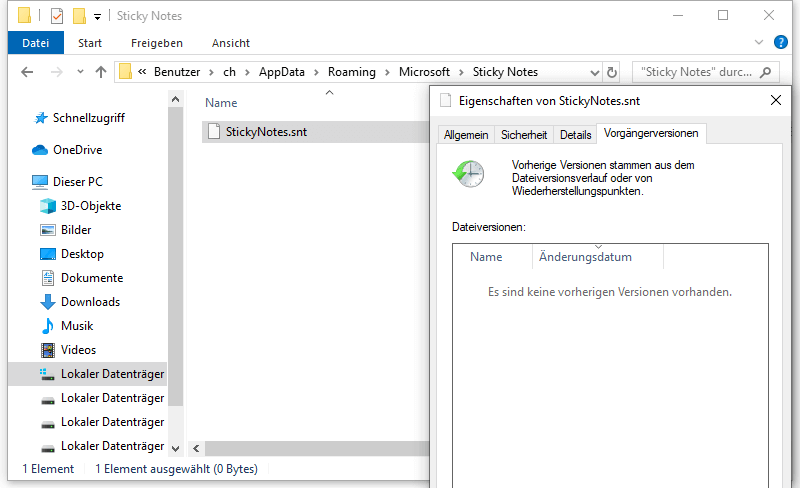 Kurznotizen weg? 5 Tipps zum wiederherstellen in Windows 10
