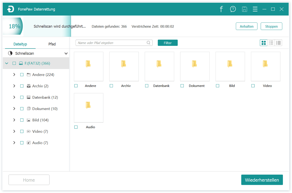 Dateien vom USB-Stick auf Windows- oder Mac-Computer sichern