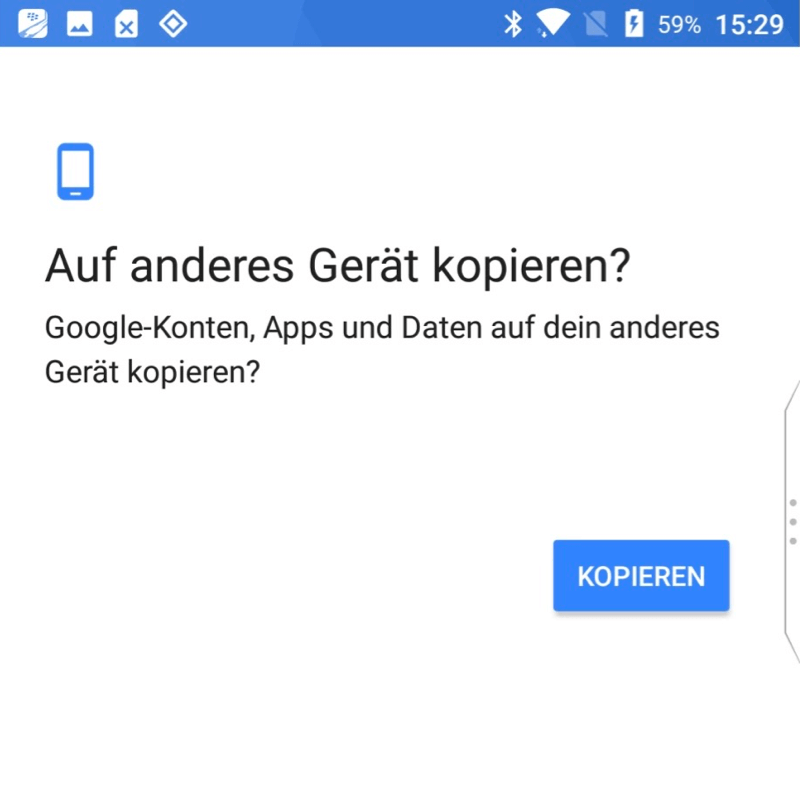Auf anderes Gerät kopieren