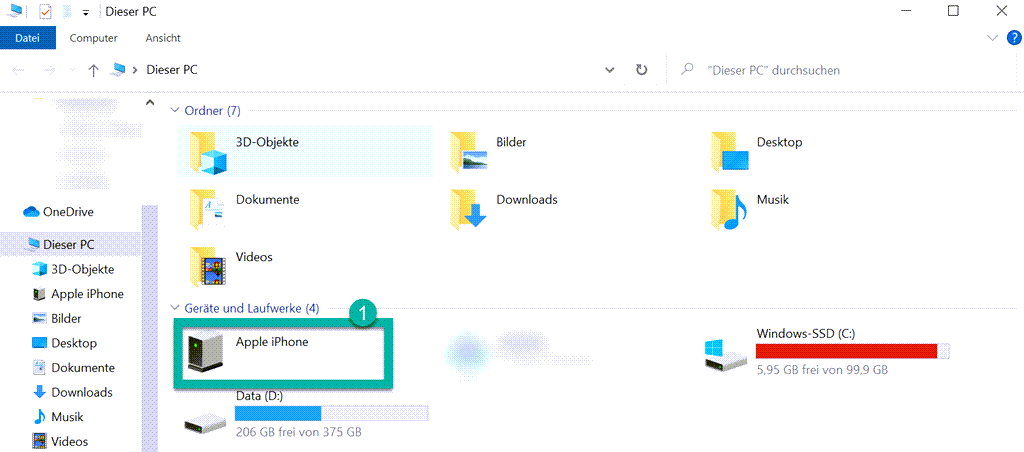 Auf Dieser PC Apple iPhone checken