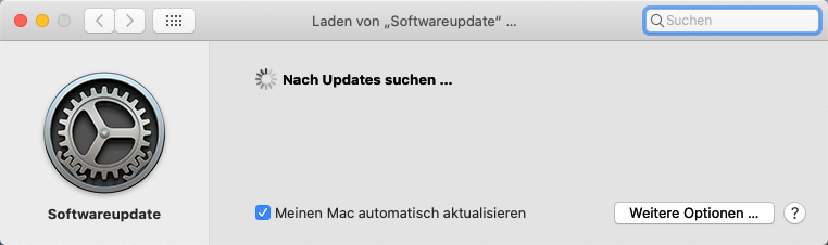 Mac Suchen nach Updates