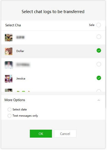 Wechat-Chat-Logs wählen