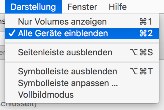 Alle Geräte einblenden