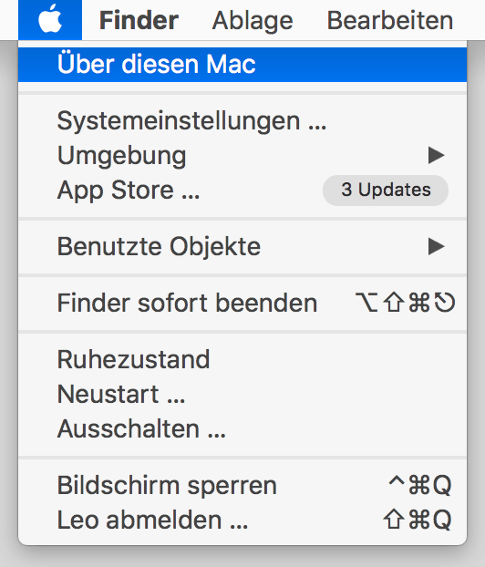 Über diesen Mac