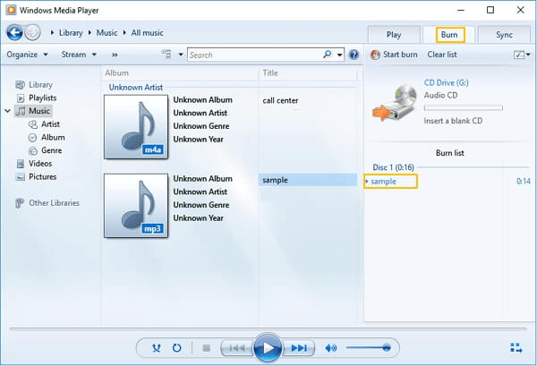 MP3 importieren in Windows Media Player